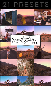 Desert Storm USA Collection - Lightroom Presets Mobile - Vanilla Sky Dreaming